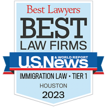 Best Law Firms U.S. News Immigration Law 2023 logo